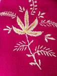 Kashmiri Embroidered Needle Work Pashmina - Magenta